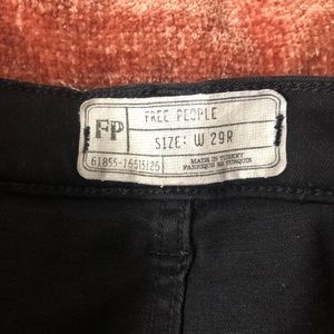 Free people dark wash distressed holy jeans